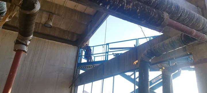 Čelična konstrukcija industrijskog objekta