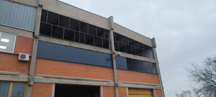 Industrijska hala i fasadne površine